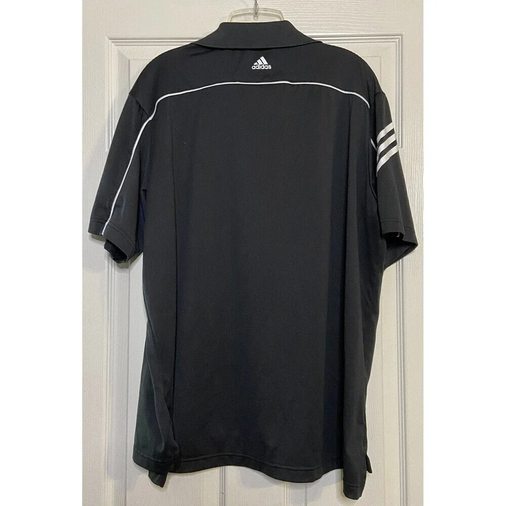 ADIDAS ClimaCool ALL TOUR Polo Golf Black Shirt Buckhorn Springs FL Men’s XL
